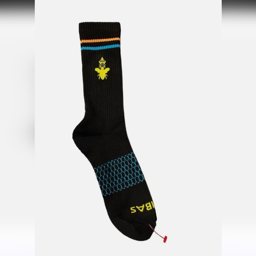Black and Yellow Patterned Socks